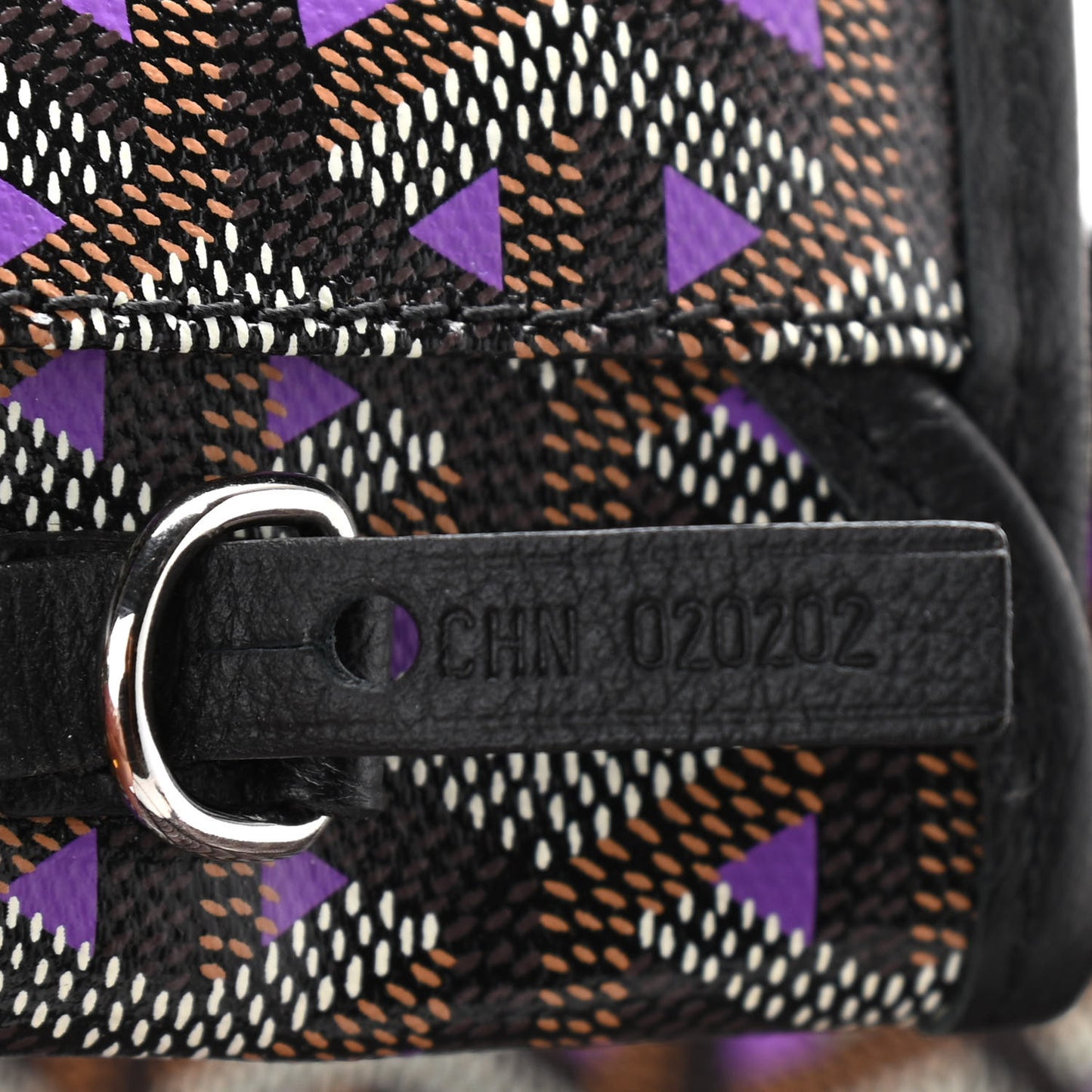 Goyardine Saint Louis Claire Voie GM Black Purple