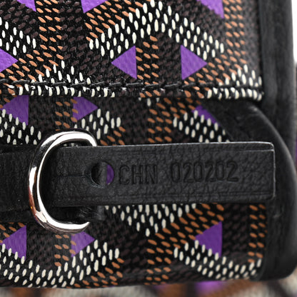 Goyard Goyardine Saint Louis Claire Voie GM Black Purple 8 of 12