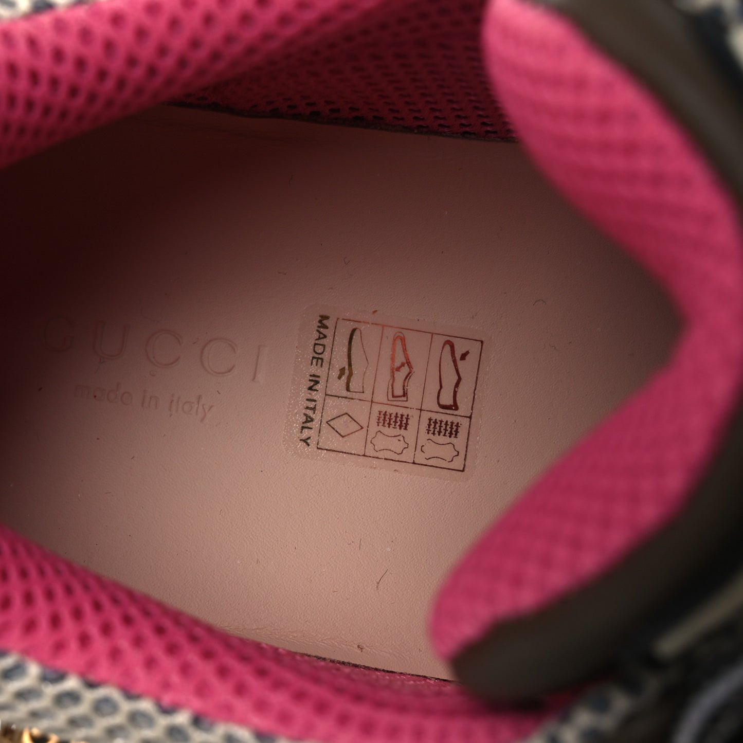 X SEGA Mesh Canvas Calfskin Removable Crystals Womens Flashtrek Sneakers 37 White Box Pink Ardesia Loess