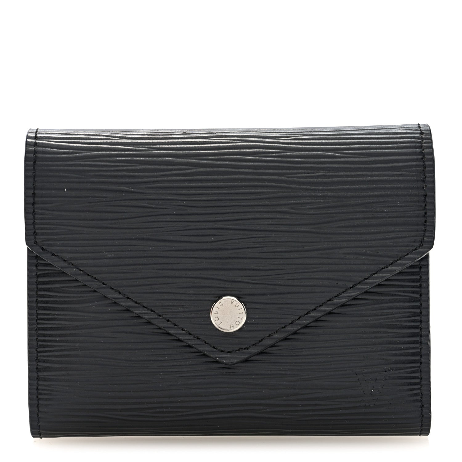 Louis Vuitton Epi Victorine Wallet Black 1 of 8