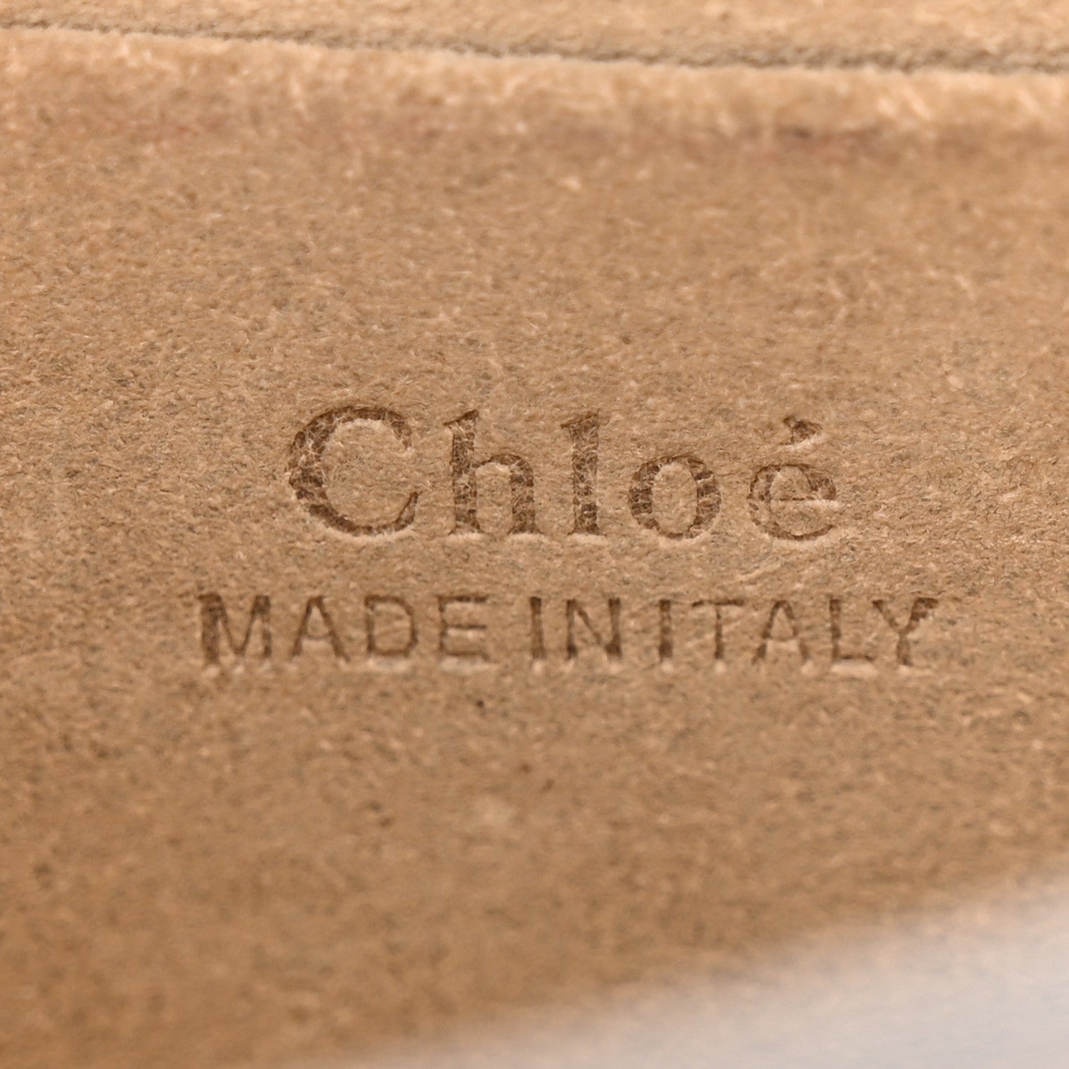 Chloe Calfskin Suede Small Nile Bracelet Bag Biscotti Beige 6 of 11