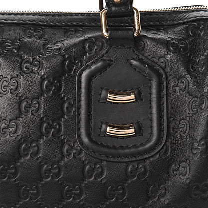 Gucci Guccissima Medium Techno Tag Boston Black 10 of 10