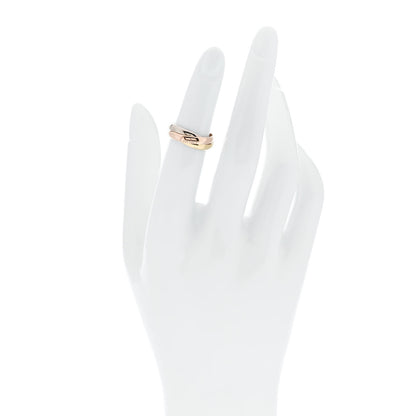 Cartier 18K Pink Yellow White Gold Small Trinity Ring 47 4 2 of 6