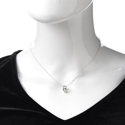 Tiffany Sterling Silver Atlas Open Pendant Necklace 2 of 5