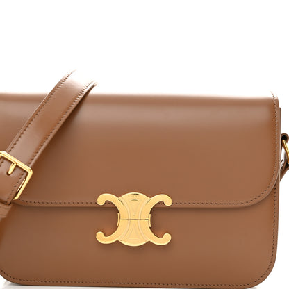 Celine Shiny Calfskin Medium Triomphe Bronze 8 of 10