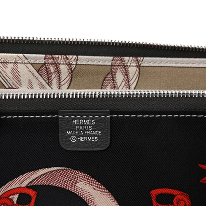 Hermes Evercolor Silk'In Wallet Etain 6 of 8