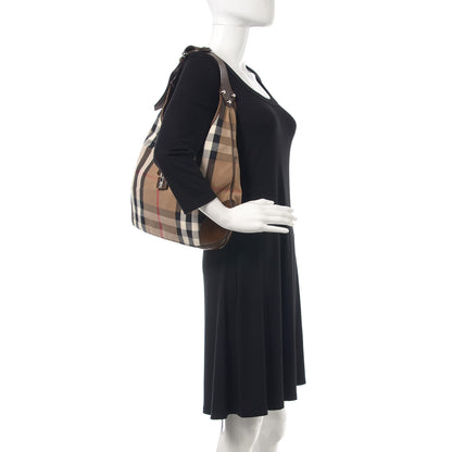 Burberry House Check Brook Hobo Brown 2 of 9