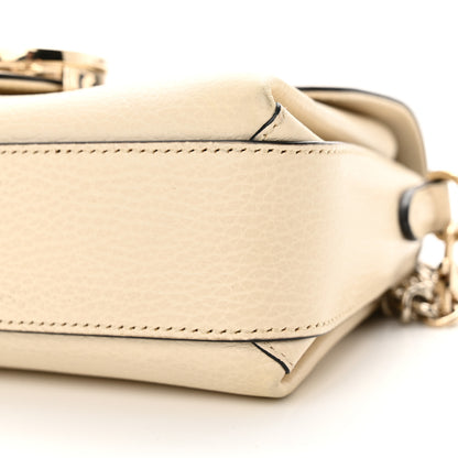 Gucci Dollar Calfskin Interlocking G Crossbody Bag Mystic White 10 of 14