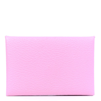 Hermes Chevre Mysore Calvi Card Case Mauve Sylvestre 1 of 4