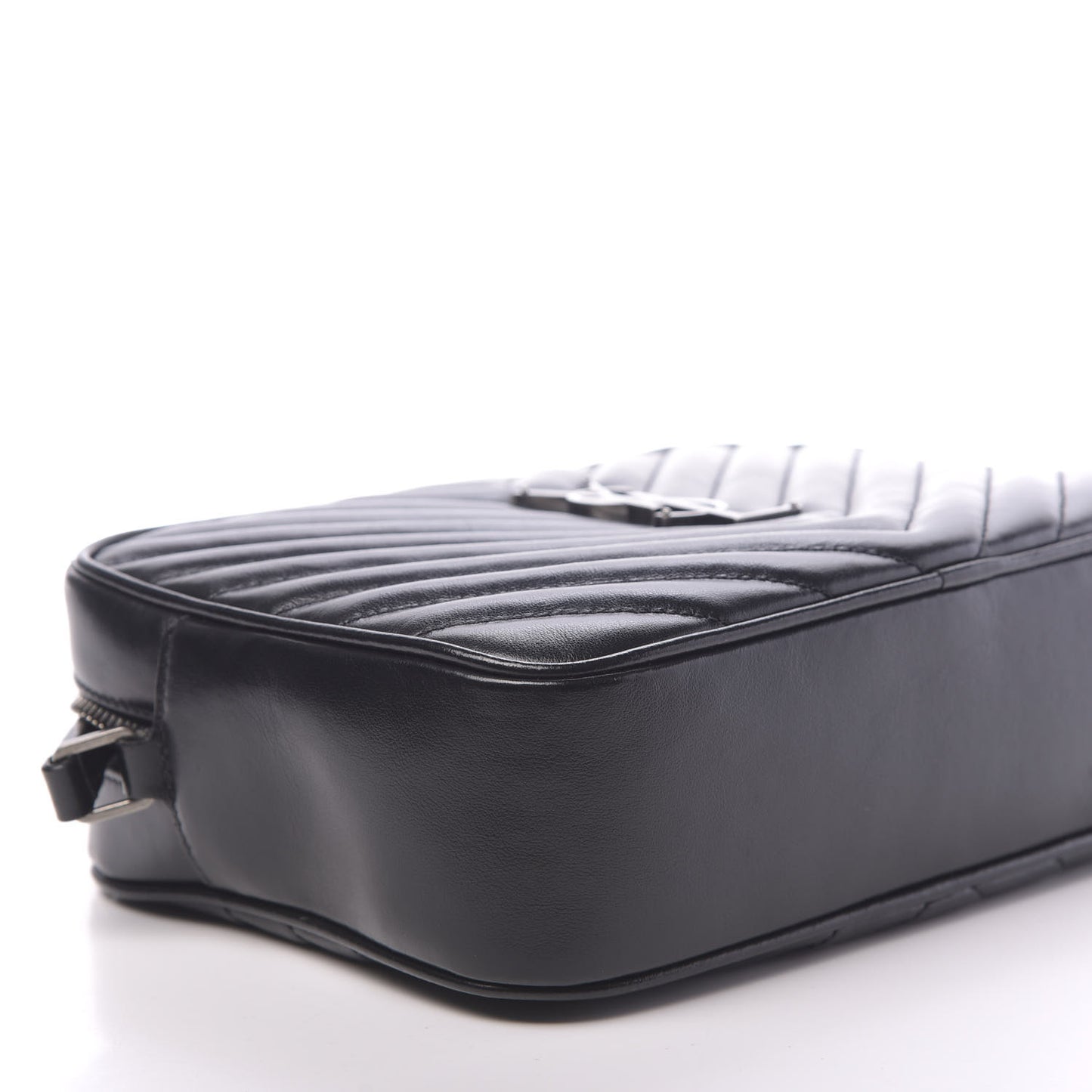 Calfskin Matelasse Monogram Lou Camera Bag Black