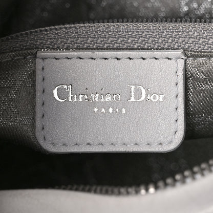 Christian Dior Lambskin Studded Cannage Medium Lady Dior White 6 of 19