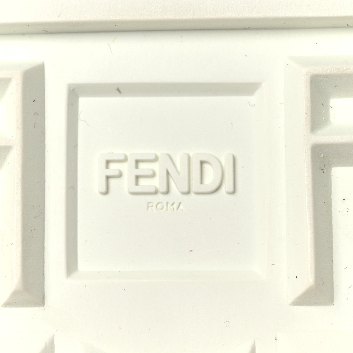 Fendi Vitello Nylon Logo Mens High Top Sneakers 7 Ultra White Black 8 of 11