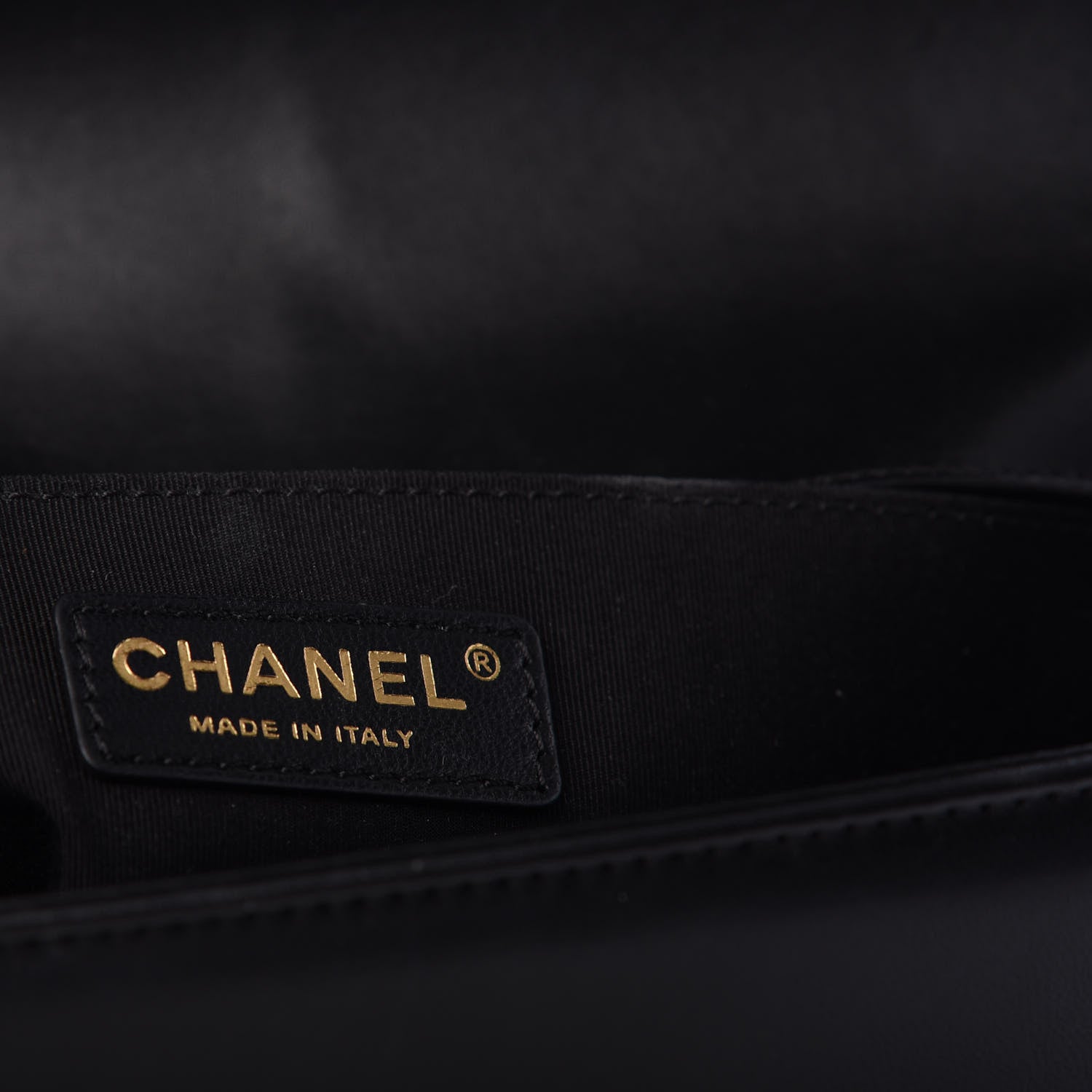 Chanel Lambskin Quilted Medium Boy Flap Black 6 of 10