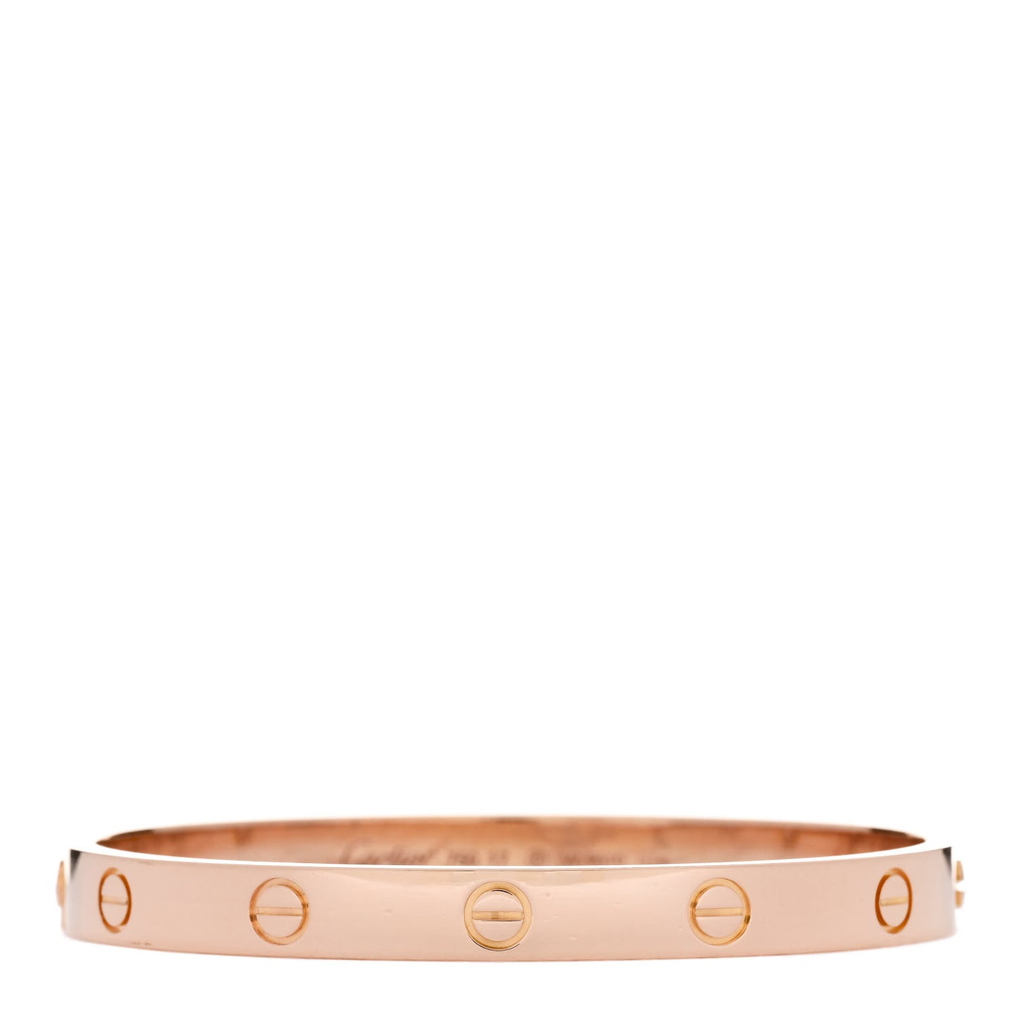 18K Pink Gold LOVE Bracelet 17