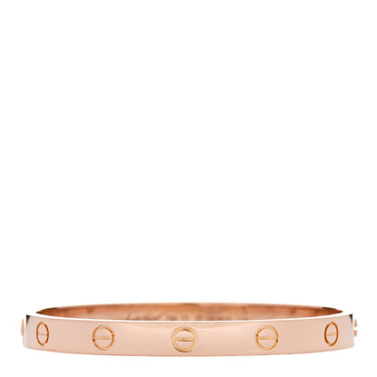 Cartier 18K Pink Gold LOVE Bracelet 17 1 of 8