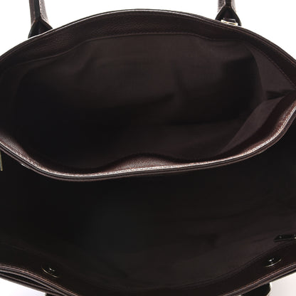 Chanel Calfskin Cerf Executive Shopper Tote Brown 5 of 11