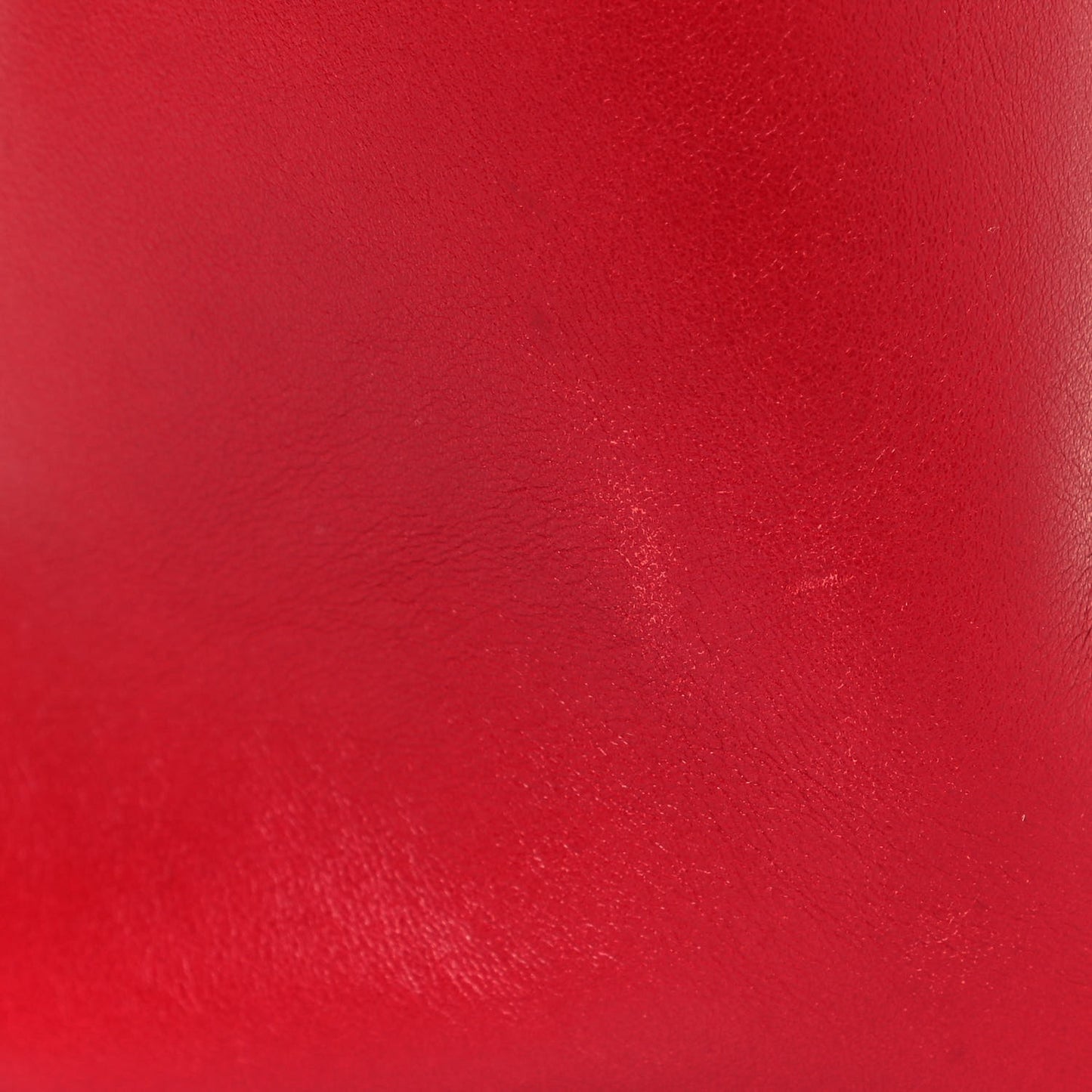 Vitello Rockstud Double Handle Tote Red