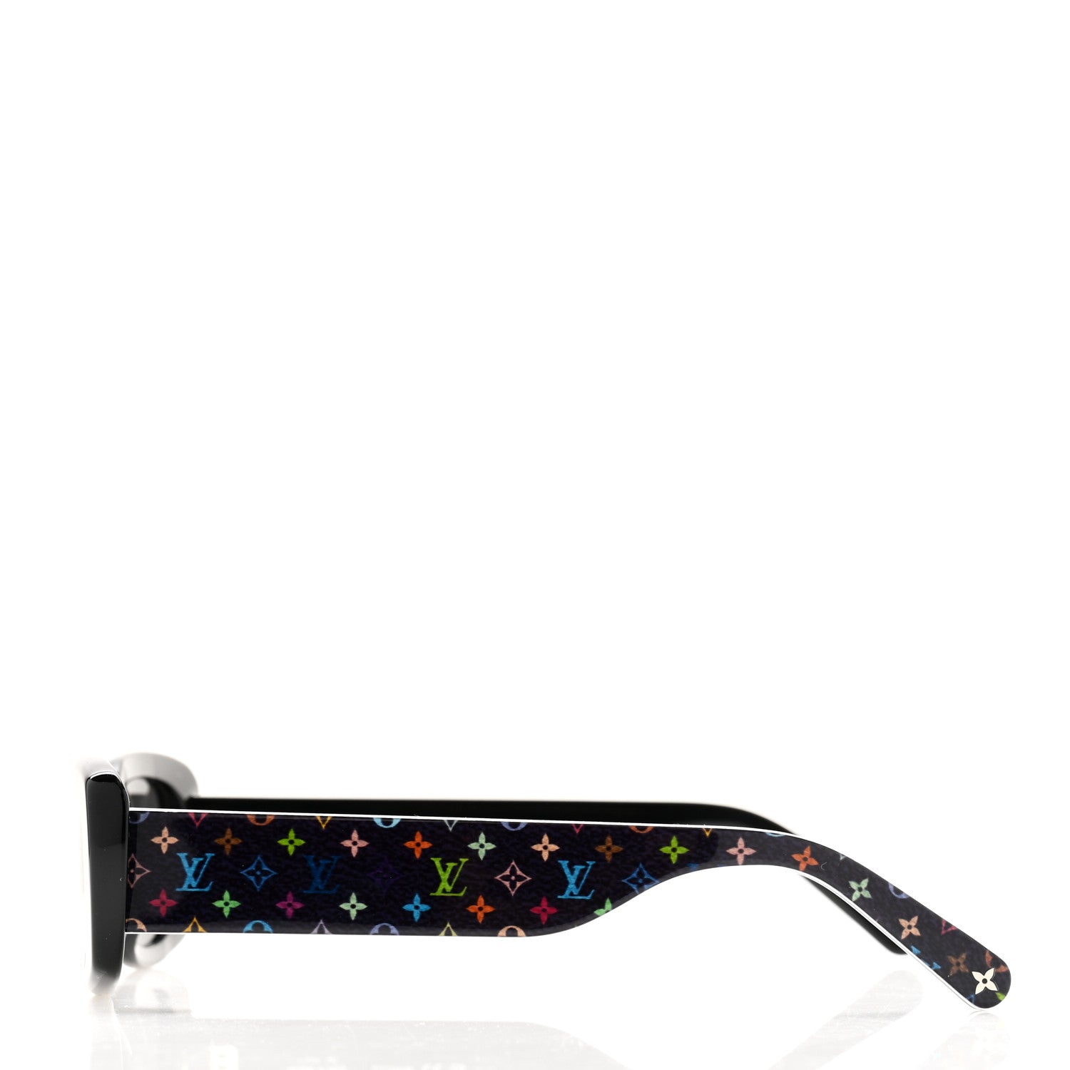 Louis Vuitton LV X TM Acetate Monogram Multicolor Sunglasses Z2709W Black 3 of 7