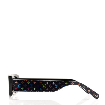 Louis Vuitton LV X TM Acetate Monogram Multicolor Sunglasses Z2709W Black 3 of 7