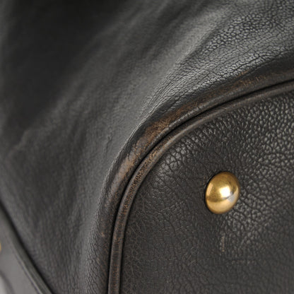 Saint Laurent Calfskin Oversized Muse Dark Grey 9 of 10