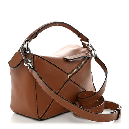 Loewe Calfskin Small Puzzle Bag Tan 3 of 11