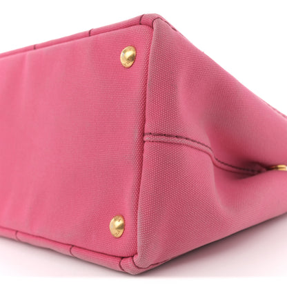 Prada Canapa Small Logo Tote Peonia 8 of 10