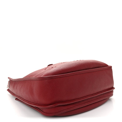 Hermes Taurillon Clemence EVELYNE III PM Rubis 4 of 11