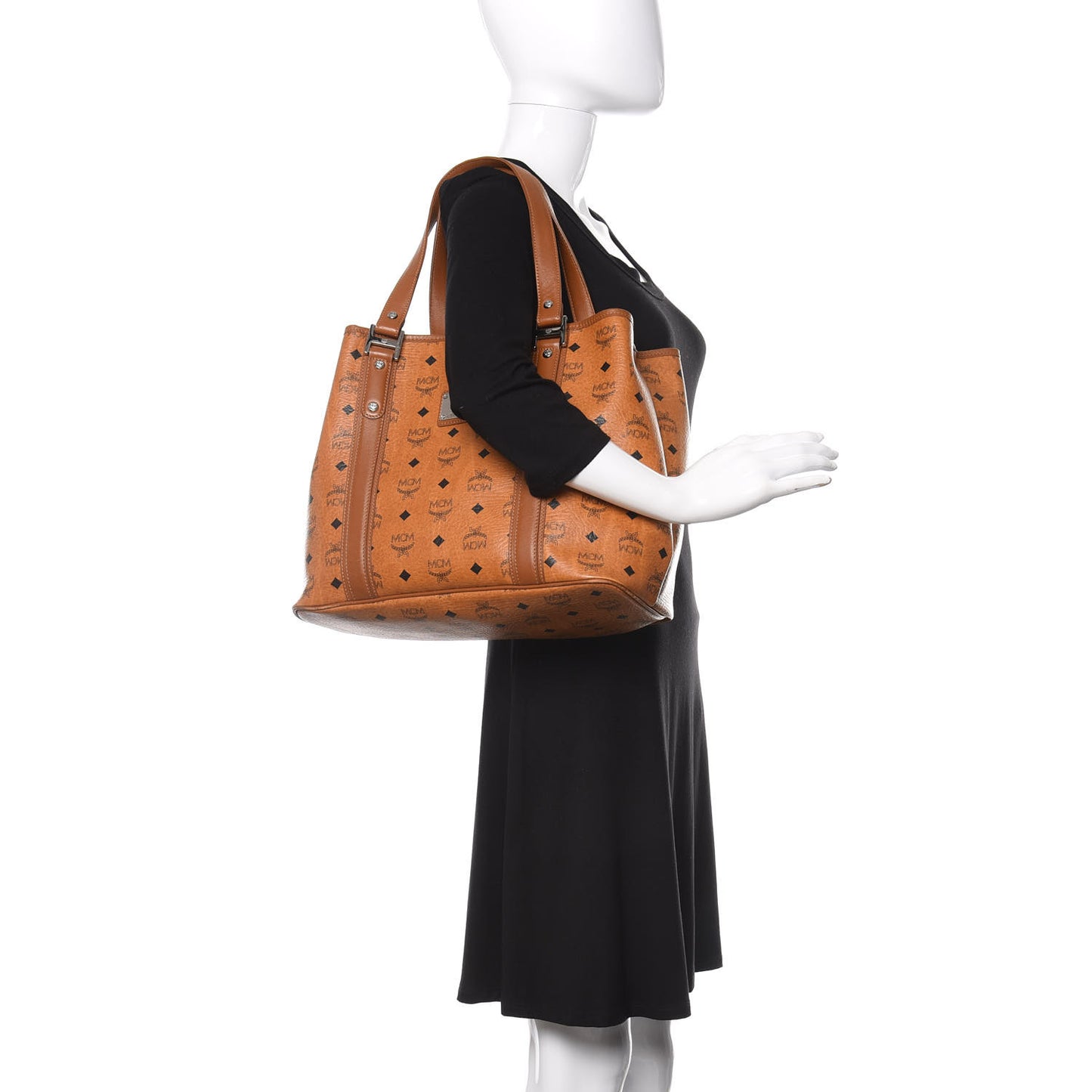 Visetos Shopping Tote Cognac