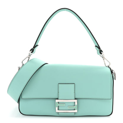 Fendi X TIFFANY Nappa Silver Baguette Blue Tiffany Silver 1 of 11