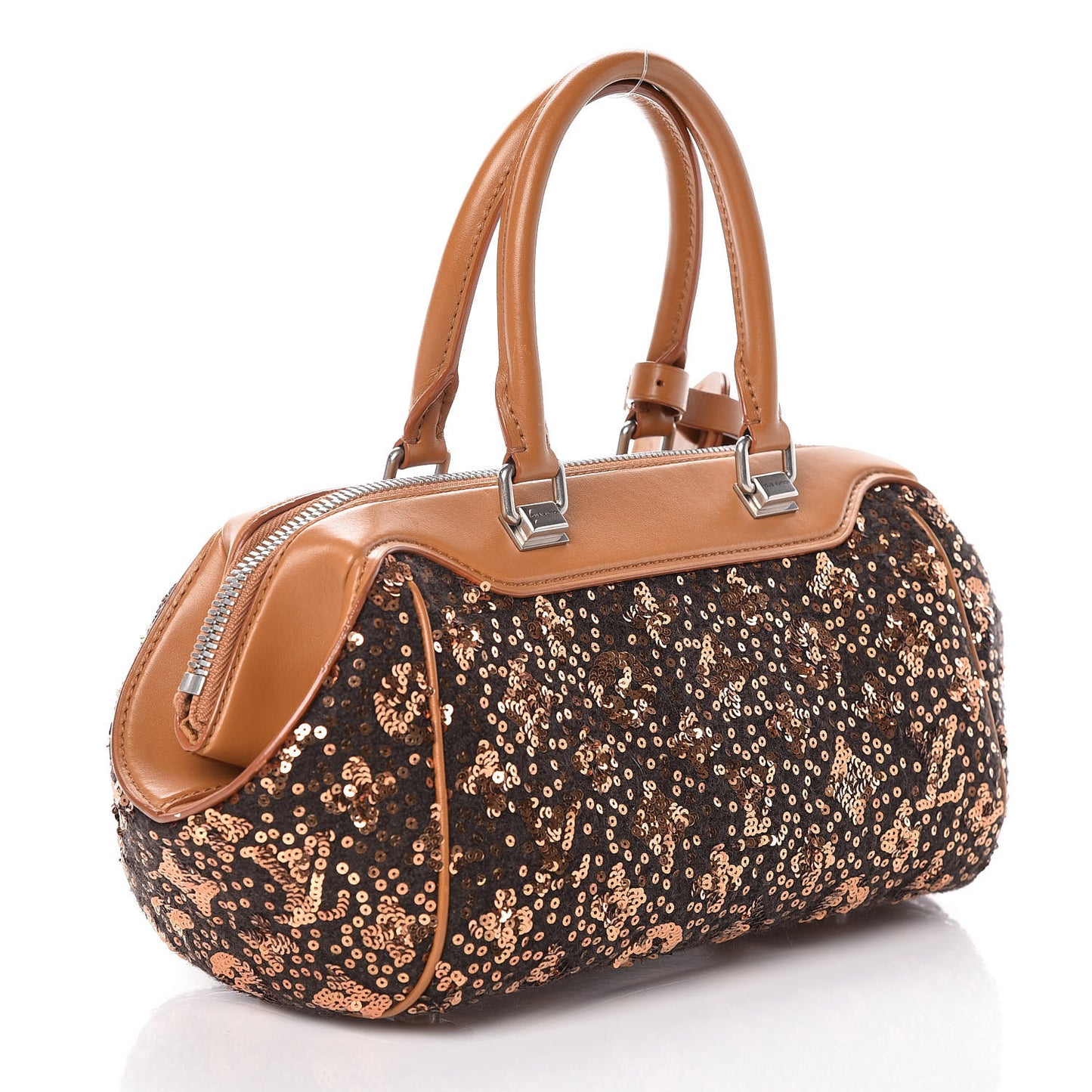 Sequin Monogram Sunshine Express Baby Gold