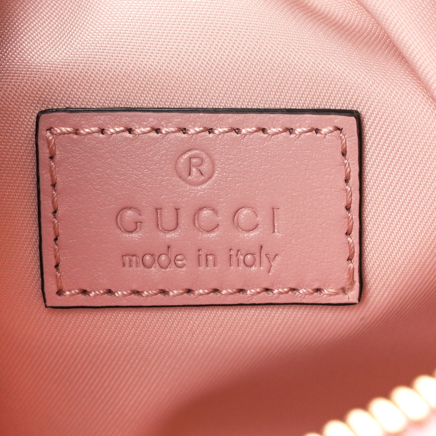 Calfskin GG Matelasse Beauty Case Perfect Pink