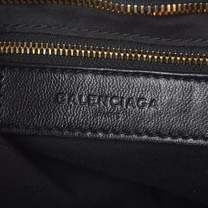 Balenciaga Chevre Gold Metallic Edge Hardware City Black 7 of 10