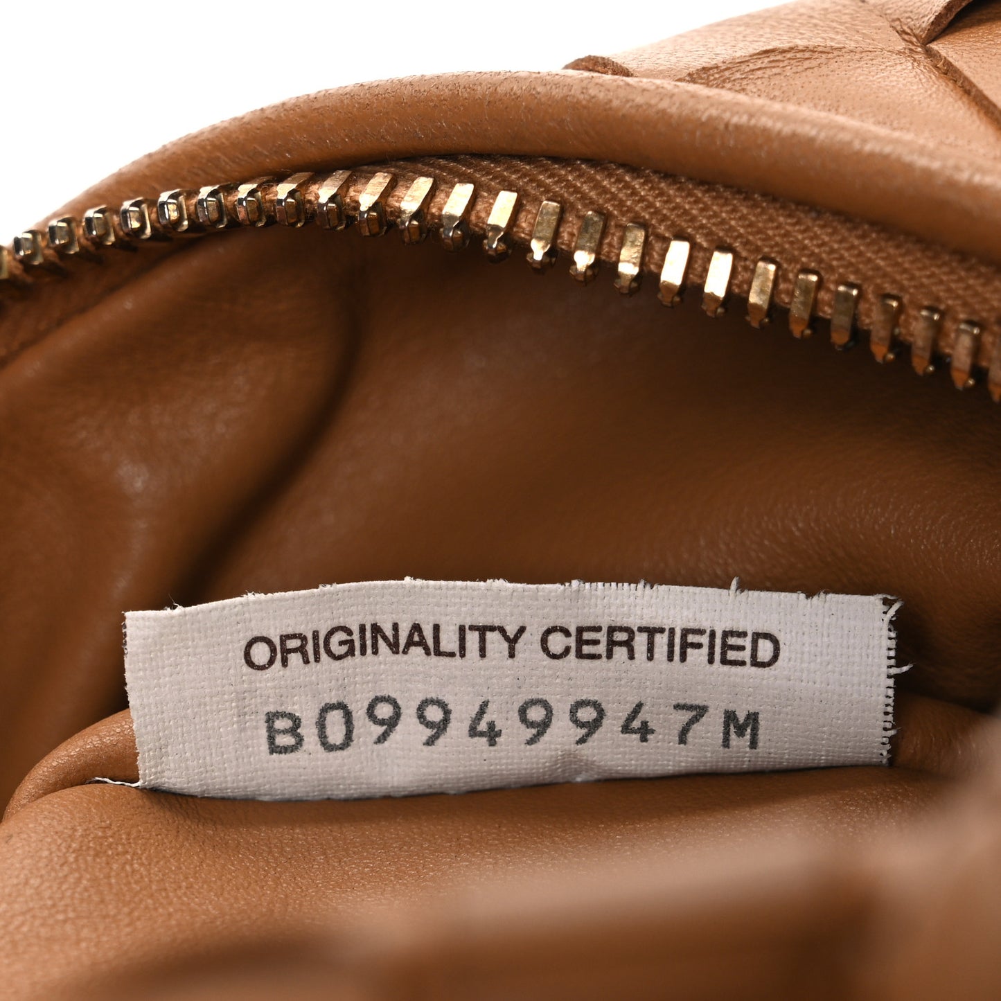 Nappa Intrecciato Mini Jodie Caramel