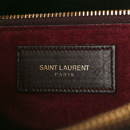 Saint Laurent Calfskin Small Sac De Jour Amarena 6 of 8