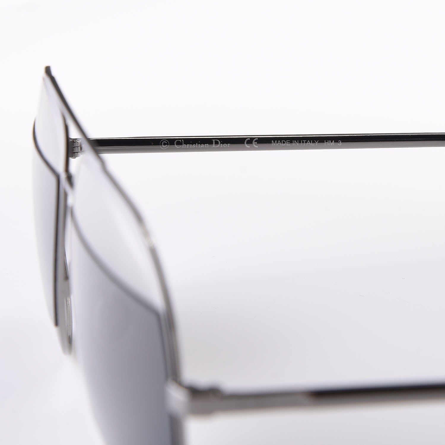 Christian Dior Split 1 Aviator Sunglasses Silver 6 of 8