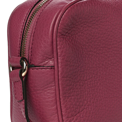 Gucci Pebbled Calfskin Small Soho Disco Bag Peonia Flower 11 of 13