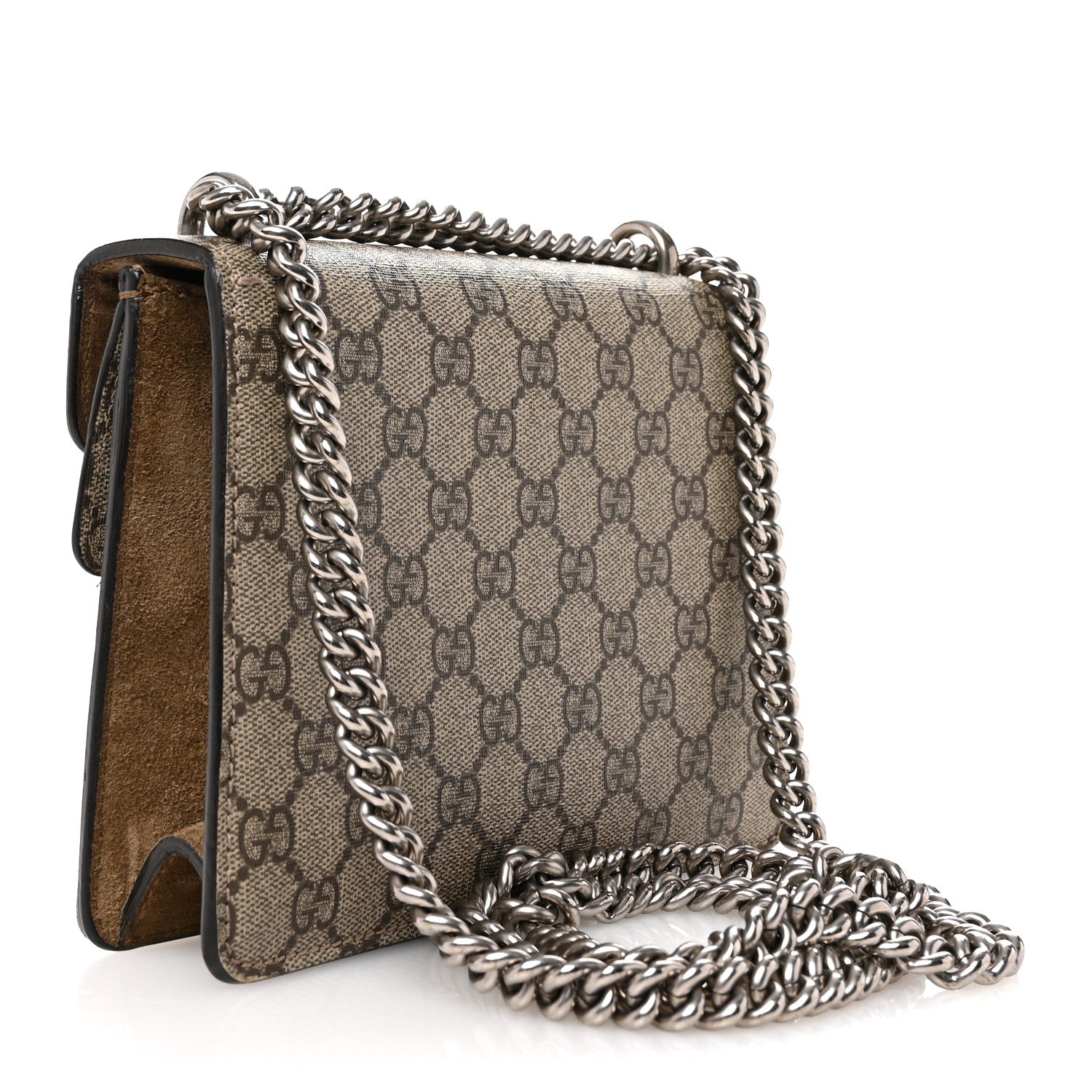 Gucci GG Supreme Monogram Mini Dionysus Shoulder Bag Taupe 3 of 14