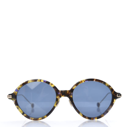 Christian Dior Acetate Umbrage Round Sunglasses Tortoise Blue 2 of 8