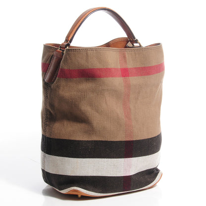Burberry Canvas Mega Check Medium Susanna Tote 3 of 10