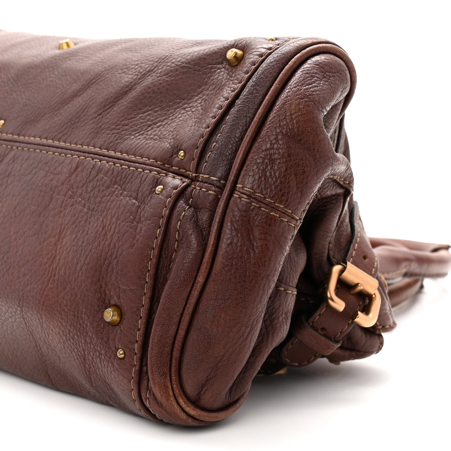 Chloe Calfskin Medium Paddington Satchel Chocolate 10 of 14