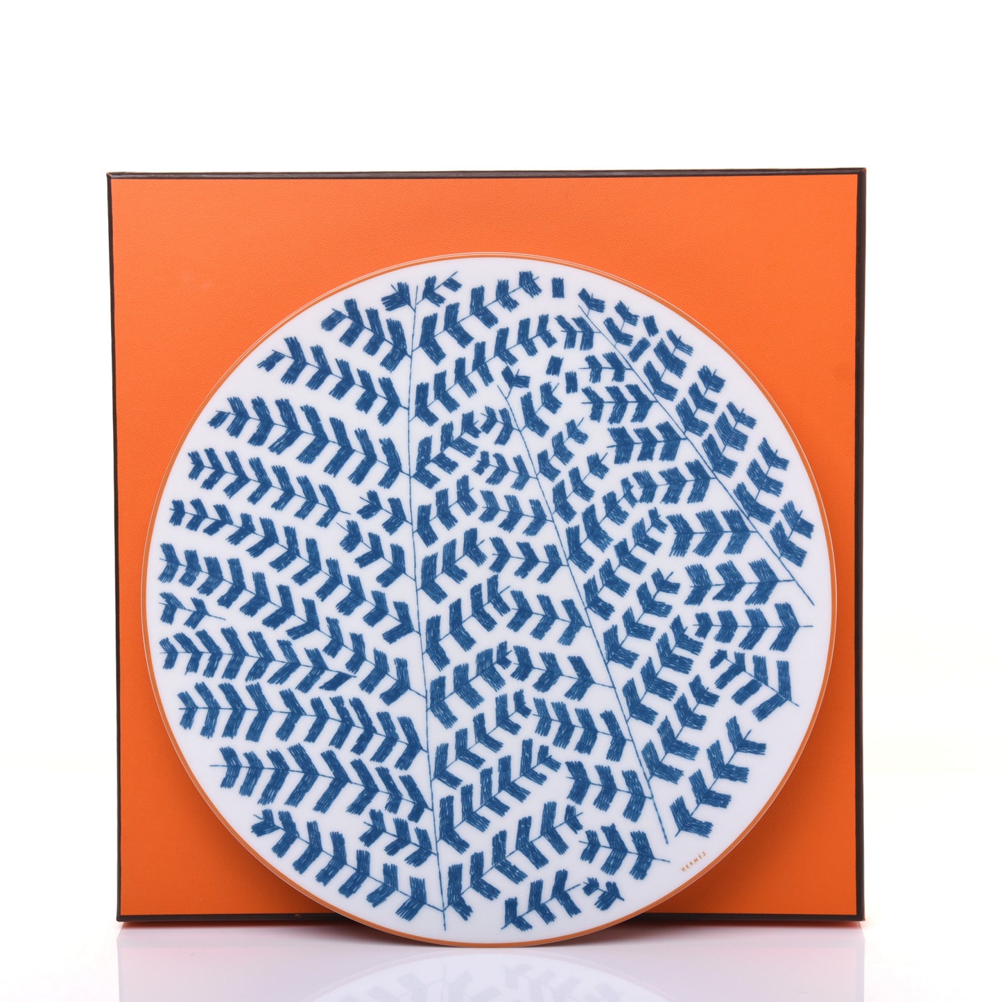 Porcelain A Walk in the Garden Dinner Plate Bleue