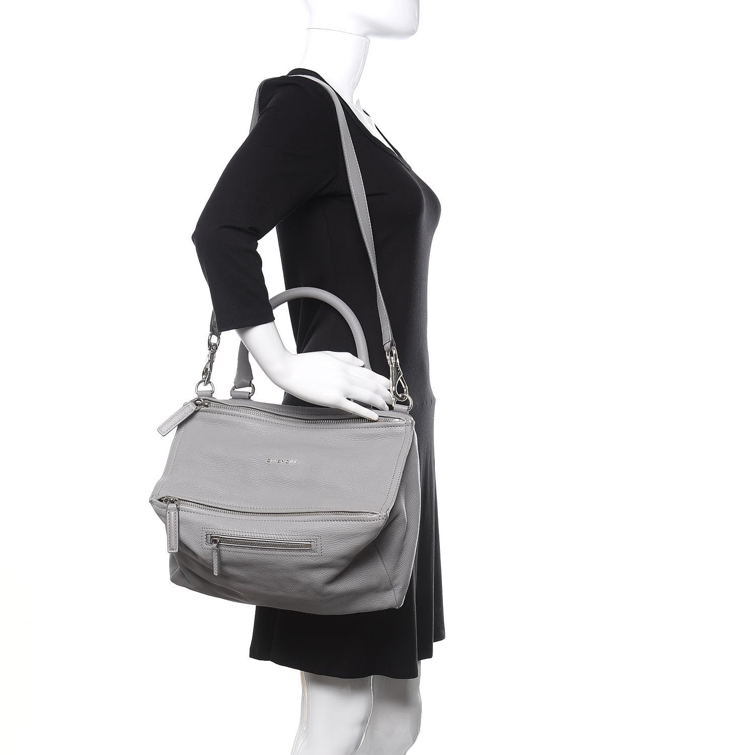 Givenchy Sugar Goatskin Medium Pandora Pearl Grey 2 of 10