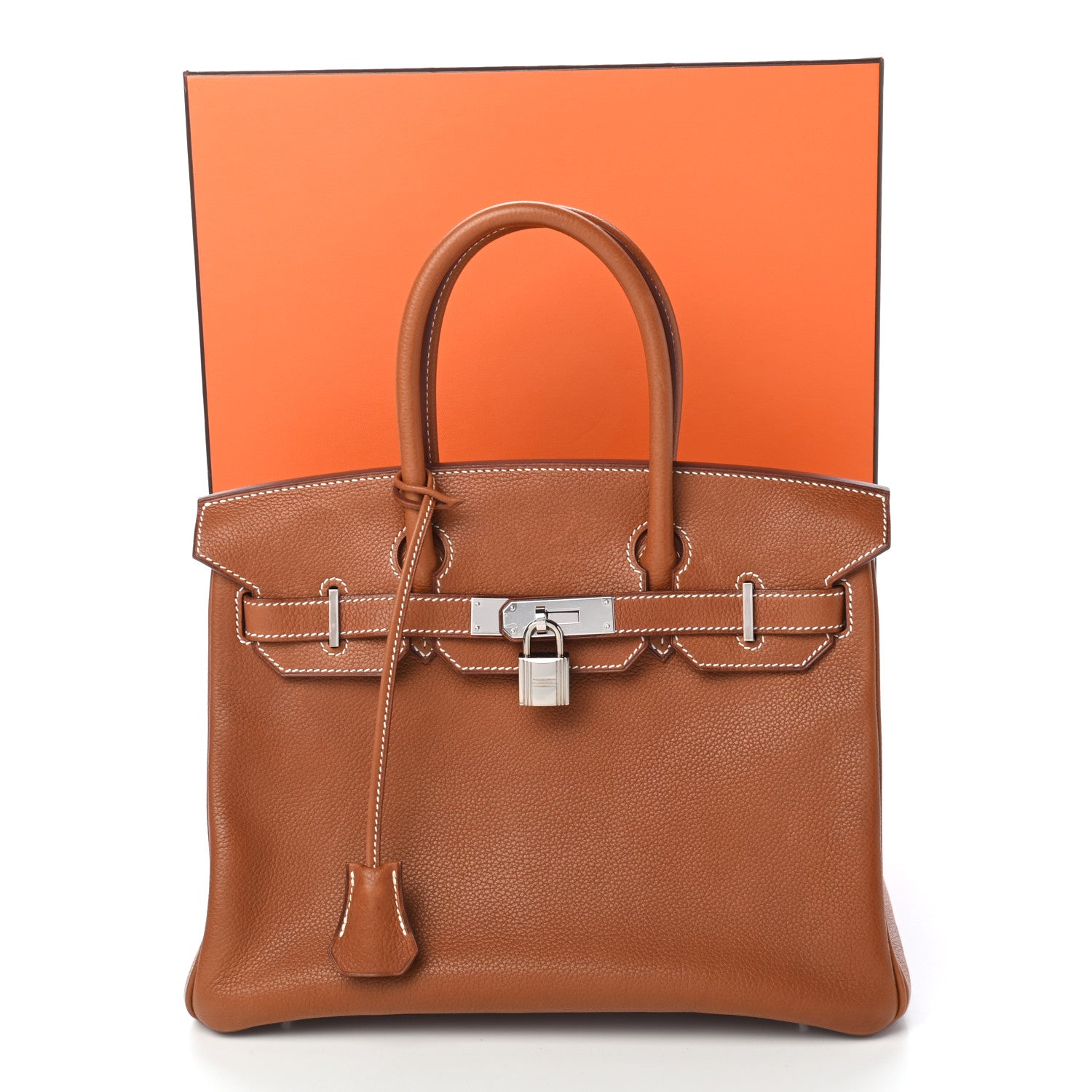 Hermes Natural Barenia Faubourg Birkin 30 Fauve 11 of 11