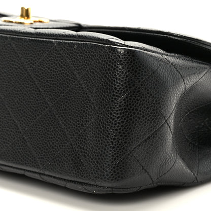 Chanel Caviar Quilted Jumbo Double Flap Black 9 of 9