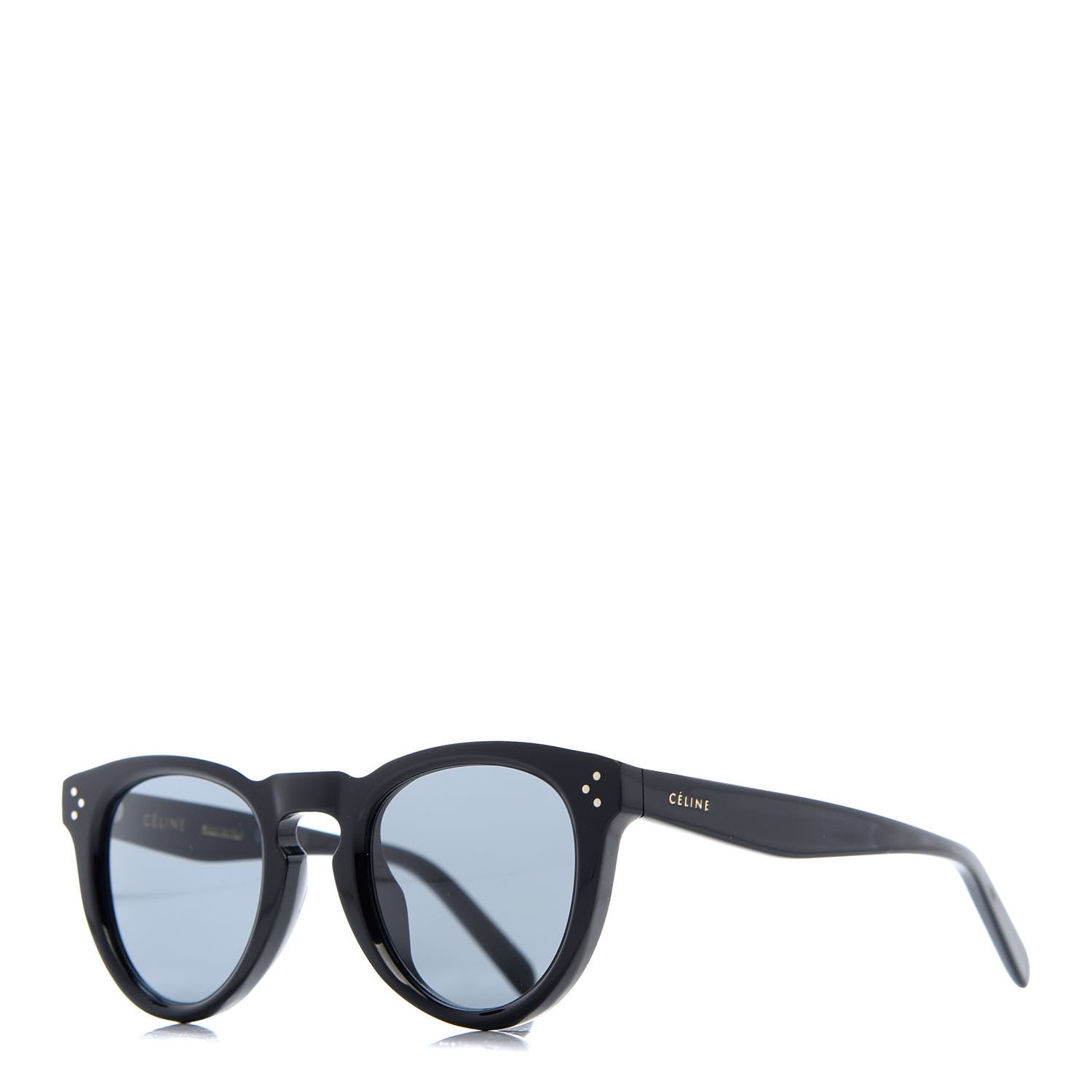 Celine Acetate Bevel Cat Sunglasses CL 41384/F/S Black 1 of 7