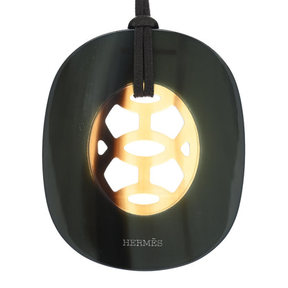Hermes Lacquered Buffalo Horn Lift Necklace GM 4 of 4