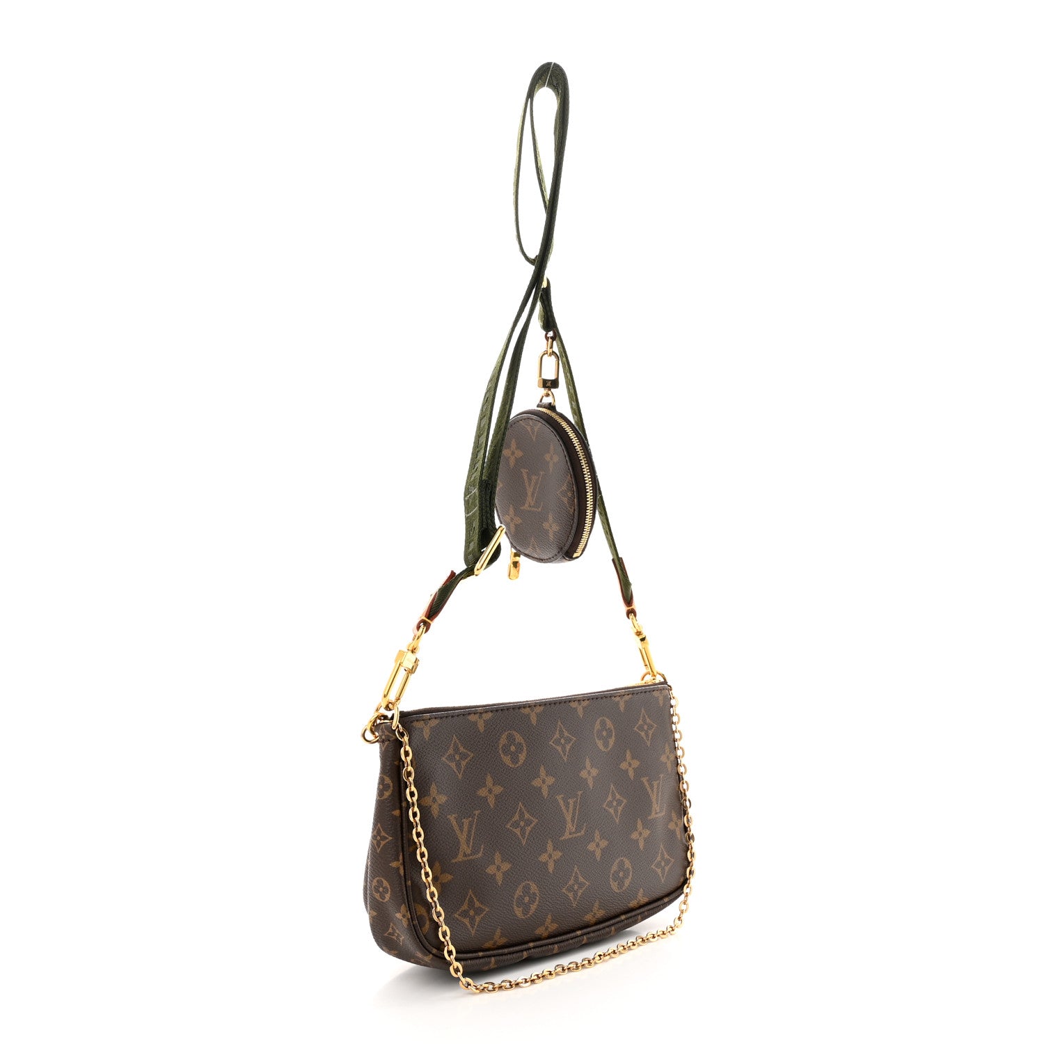 Louis Vuitton Monogram Multi Pochette Accessories Kaki 3 of 11