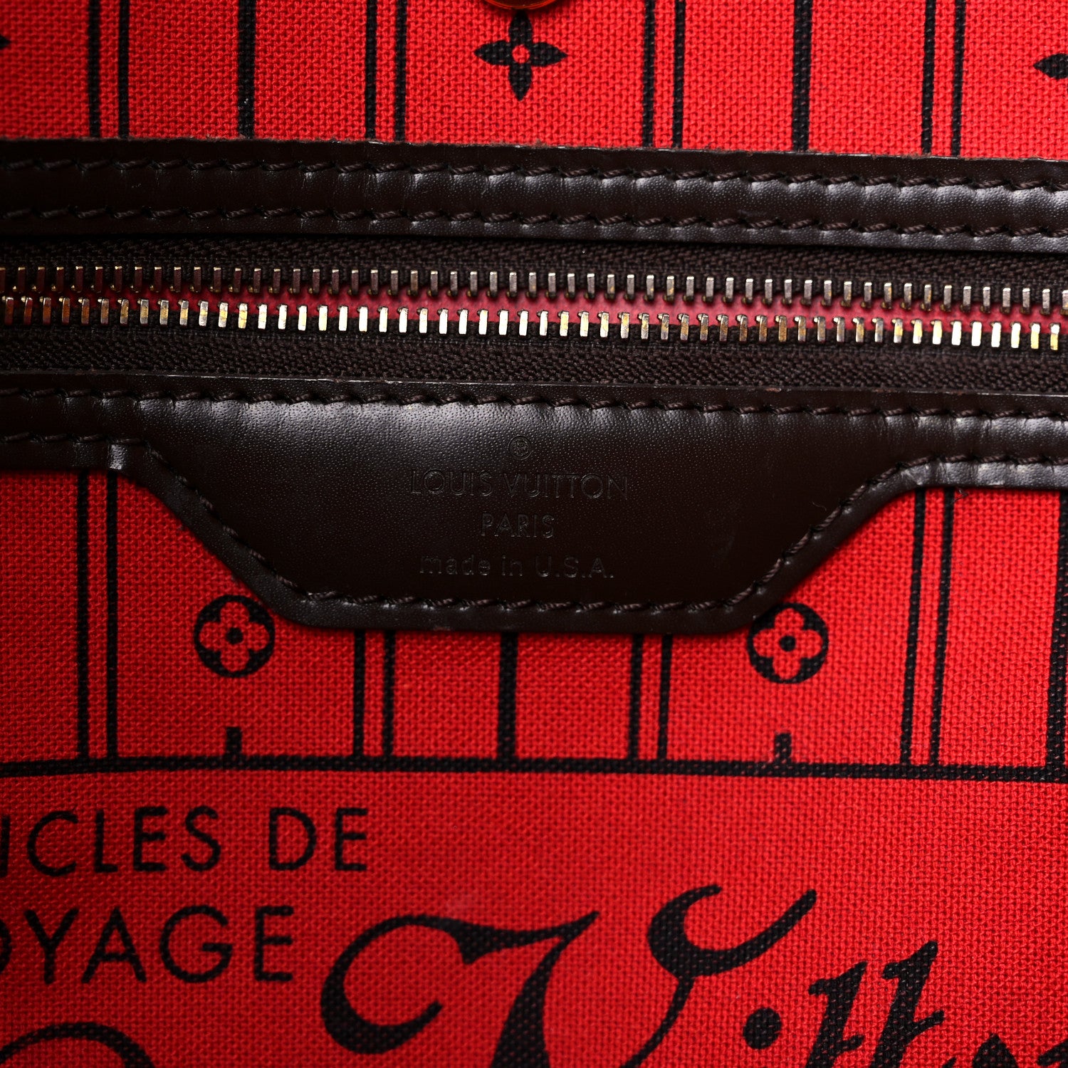 Louis Vuitton Damier Ebene Neverfull MM 6 of 19