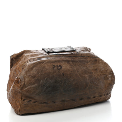 Givenchy Tumbled Sheepskin Large Pandora Brown 3 of 13