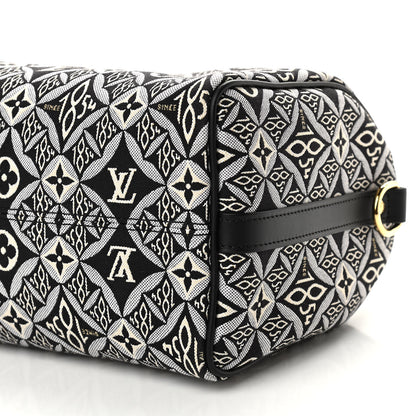 Louis Vuitton Jacquard Since 1854 Speedy Bandouliere 25 Grey 9 of 9